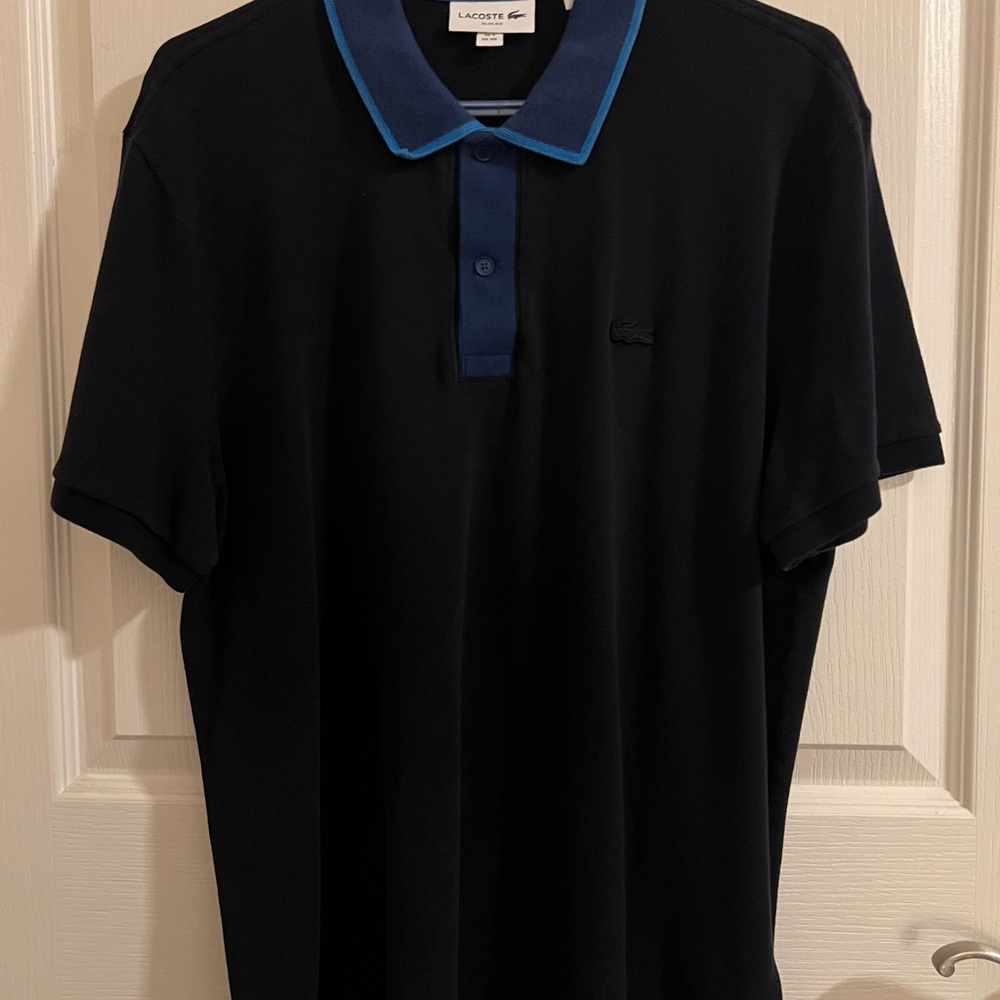 Lacoste Navy Blue Slim Fit Polo